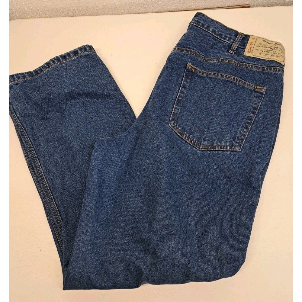 Red Head Flannel Lined Men’s  40x30 Blue Denim Jeans